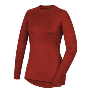 Husky  Dámske tričko s dlhým rukávom červená, XL Termoprádlo Active Winter