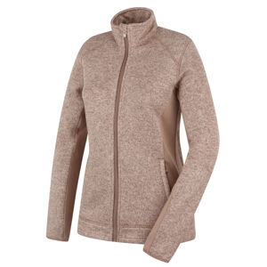 Husky  Alan L beige, XL Dámsky fleecový sveter na zips
