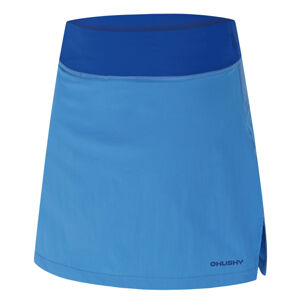 Husky  Flamy L blue, XL Dámska funkčná sukňa so šortkami