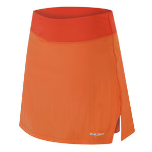 Husky  Flamy L orange, XXL Dámska funkčná sukňa so šortkami