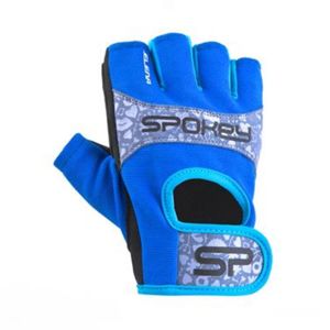 Dámske fitness rukavice Spokey ELENA II modro-tyrkysové
