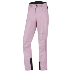 Husky  Keson L faded pink, L Dámske softshellové nohavice