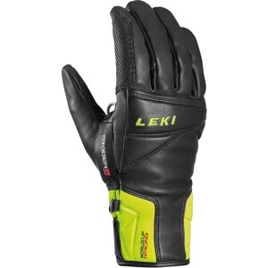 Päťprsté rukavice Leki Worldcup Race Speed 3D black/ice lemon 11