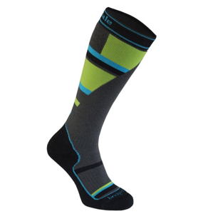 Ponožky BRIDGEDALE Mountain Junior Grey / Green 068 XL (9-10 UK)