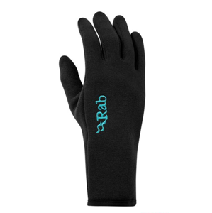 Rukavice Rab Power Stretch Contact Glove Women's black / bl L