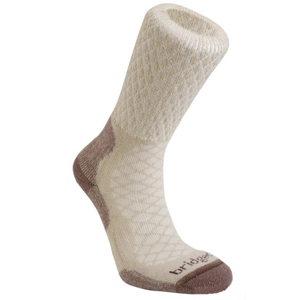 Ponožky Bridgedale Hike Lightweight Merino Comfort Boot Women's sand/929 L (7-8,5)