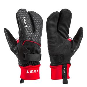 Bežkárske rukavice LEKI Nordic Circuit Shark Lobster (2+2) (643905601) black / red 7
