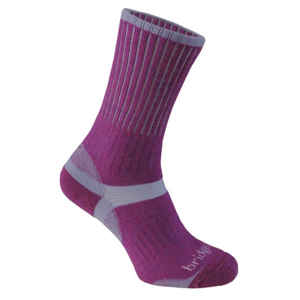 Ponožky Bridgedale Merino Hiker Women's plum/350 M (5-6,5)