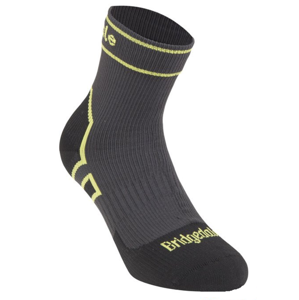 Ponožky Bridgedale Storm Sock LW Ankle dark grey/lime/826 6,5-9