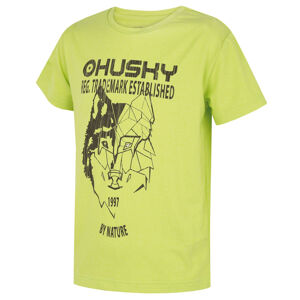 Husky  Tash K jasno zelená, 122 Detské funkčné tričko