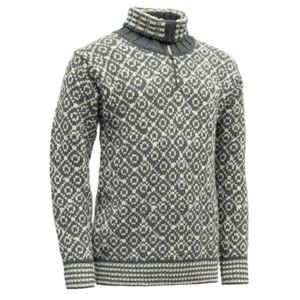 Sveter Devold Svalbard sweater zips neck TC 396 410 A 435A M
