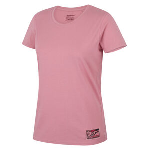 Husky  Tee Base L pink, L Dámske bavlnené tričko