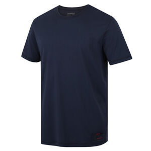 Husky  Tee Base M dark blue, S Pánske bavlnené tričko
