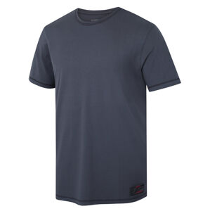 Husky  Tee Base M dark grey, S Pánske bavlnené tričko