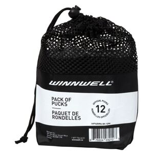 Winnwell Hokejový puk Winnwell čierny oficiálne(6ks), čierna
