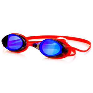 Plavecké okuliare Spokey Sparky červené, zrkadlová sklá