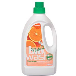 Biowash Gél z mydlových orechov s pomarančovou silicou 1,5 l