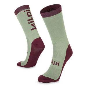 Unisex bežecké ponožky Kilpi SPEED-U tmavo červené 43-46