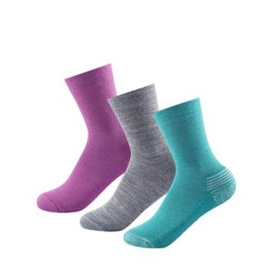Detské ponožky Devold Daily Medium Kid Sock 3Pk Girl Mix SC 593 023 A 370A 28-30