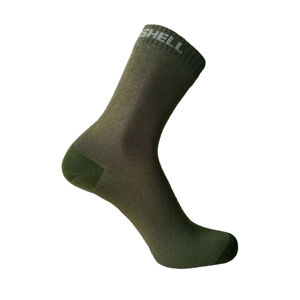 Ponožky DexShell Ultra Thin Crew Socks Olive Green XL