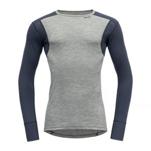 Pánske triko Devold Hiking Man Shirt Grey Melange / Night GO 245 220 B 770B XXL