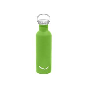 Fľaša Salewa Aurino 1L s dvojitým vekom fluo green