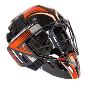 golmanský helma EXEL S100 HELMET senior black / orange