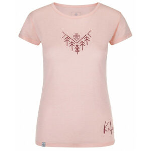 Dámske outdoorové tričko GAROVE-W svetlo ružové 42