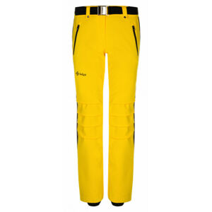 dámske lyžiarske nohavice Kilpi HANZO-W žlté 38