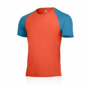 Pánske merino tričko Lasting CALVIN-2151 oranžové XL
