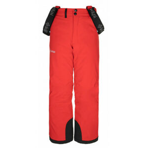 Chlapčenské lyžiarske nohavice Kilpi METHONE-JB červené 152