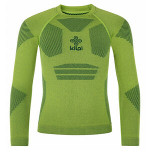 Chlapčenské funkčné tričko s dlhým rukávom Kilpi NATHAN-JB svetlo zelené