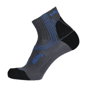 Husky  Hiking New šedá/modrá, L(41-44) Ponožky