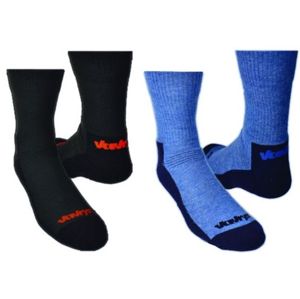 Ponožky Vavrys TREK CMX 2-pack 28326-87 čierna+sivá L (40-42)