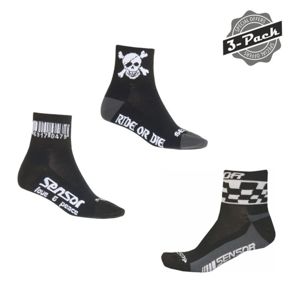 Ponožky Sensor Race 3 - 3 páry 16100063 3/5 UK