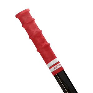 RocketGrip Koncovka RocketGrip Rubber Ultra Grip, červená-biela, Intermediate-Senior