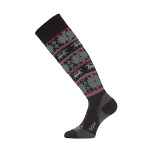 Lyžiarske ponožky Lasting SSW 903 čierna M (38-41)