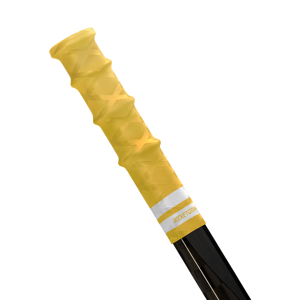 RocketGrip Koncovka RocketGrip Rubber Ultra Grip, žltá-biela, Intermediate-Senior